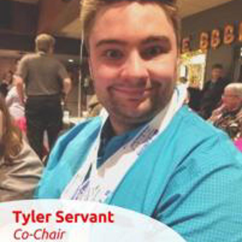 Closeup photo of Tyler Servant.