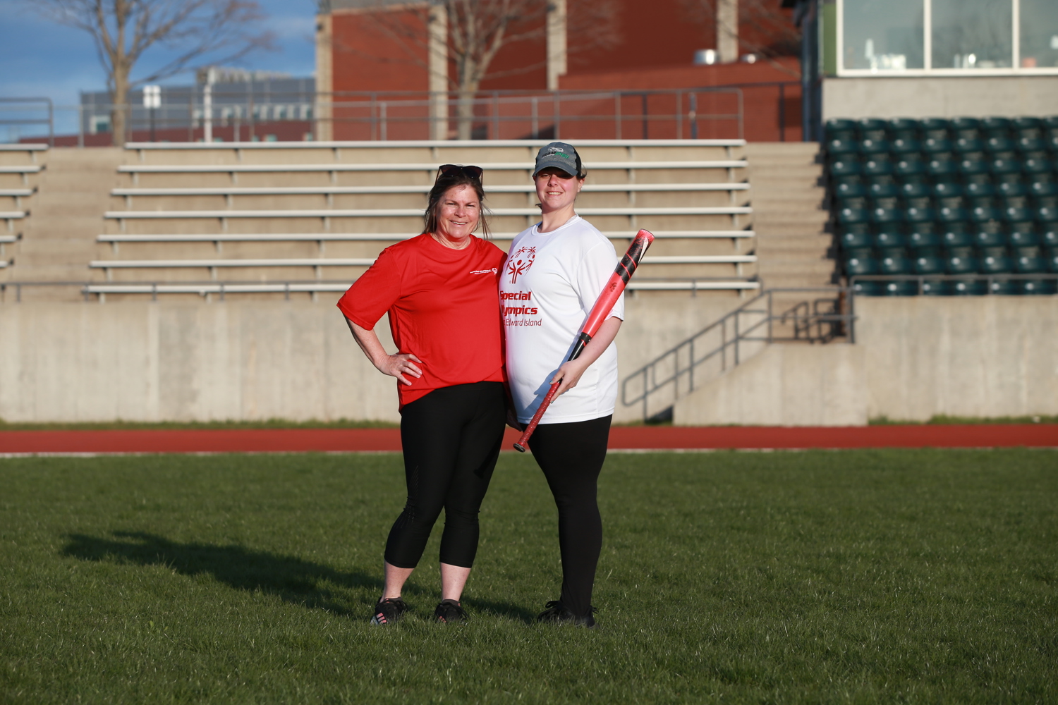 Special Olympics PEI, Softball, Athlete with Coach