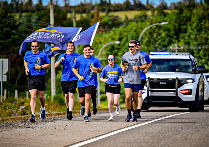 Special Olympics PEI, PEI Law Enforcement Torch Run for Special Olympics, Group of People Running