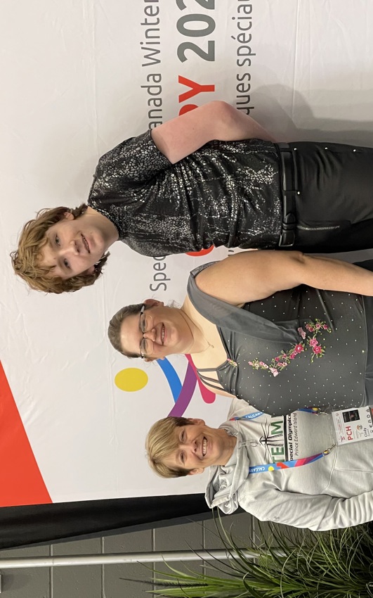 Special Olympics PEI, Team PEI 2024, Figure Skating, 2 Athletes, Coach