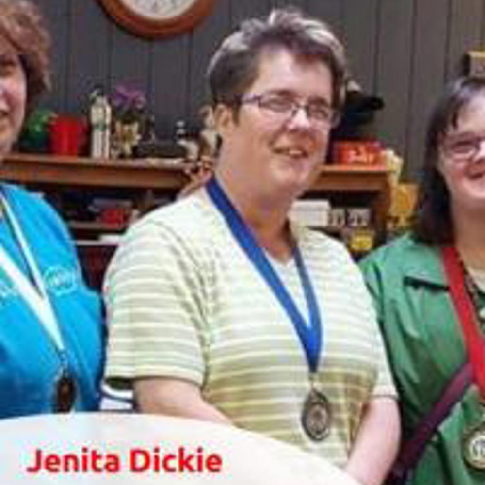 Closeup photo of Jenita Dickie.