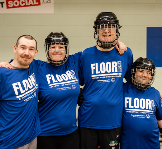 Special Olympics PEI, Floor Hockey, 4 Athletes
