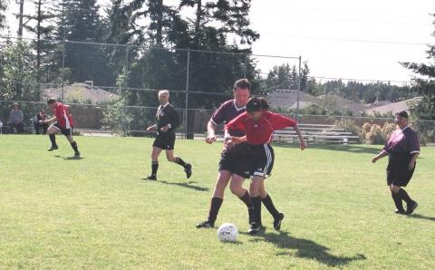 Women Athletes Playing Soccer